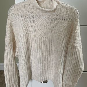 Aerie White turtleneck sweater!